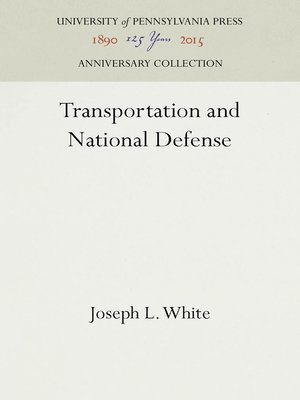 cover image of Transportation and National Defense